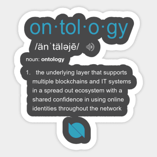 "Ontology Definition" Sticker